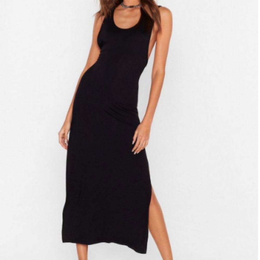 Black Midi Dress